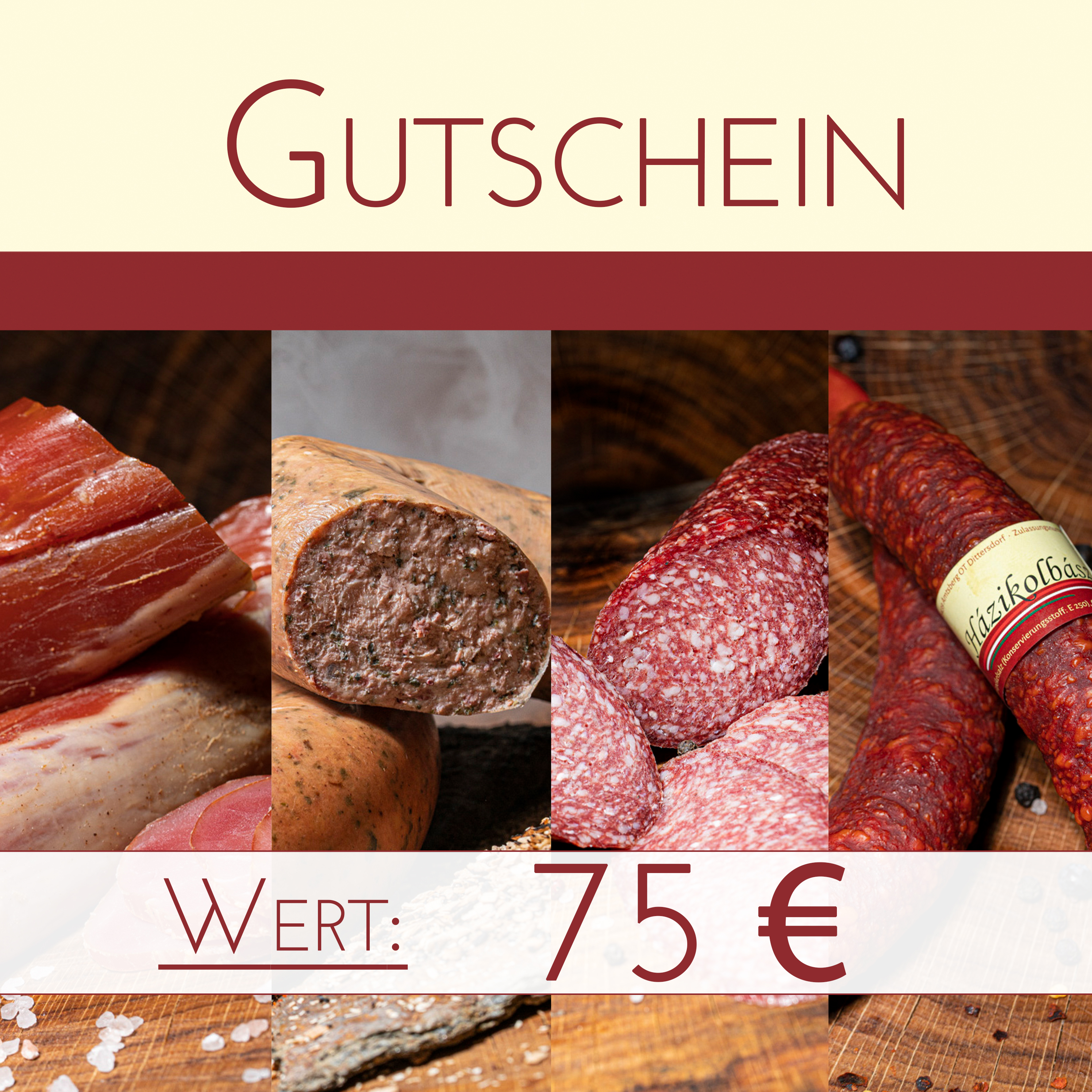 Ladengutschein 75 Euro online kaufen