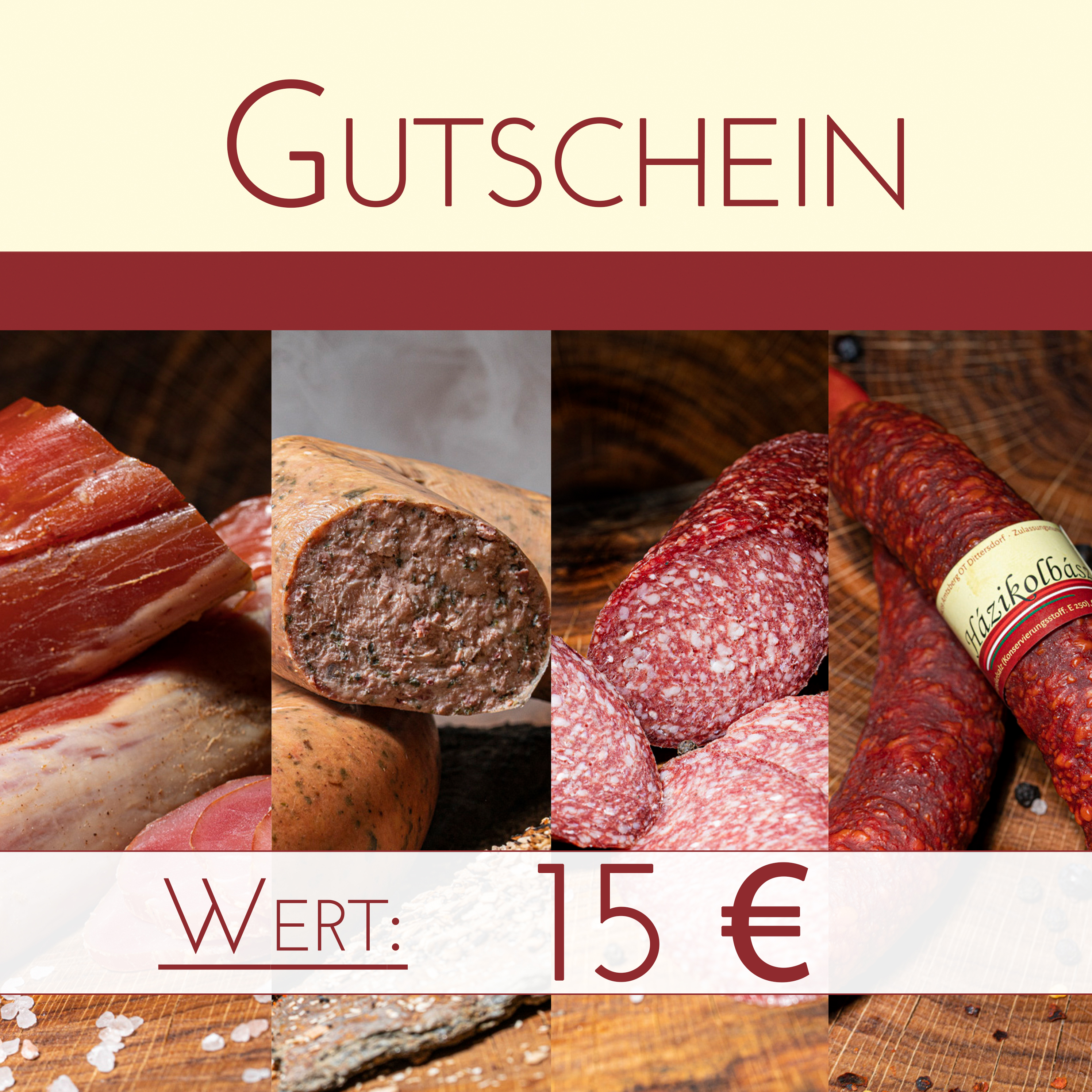Ladengutschein 15 Euro online kaufen