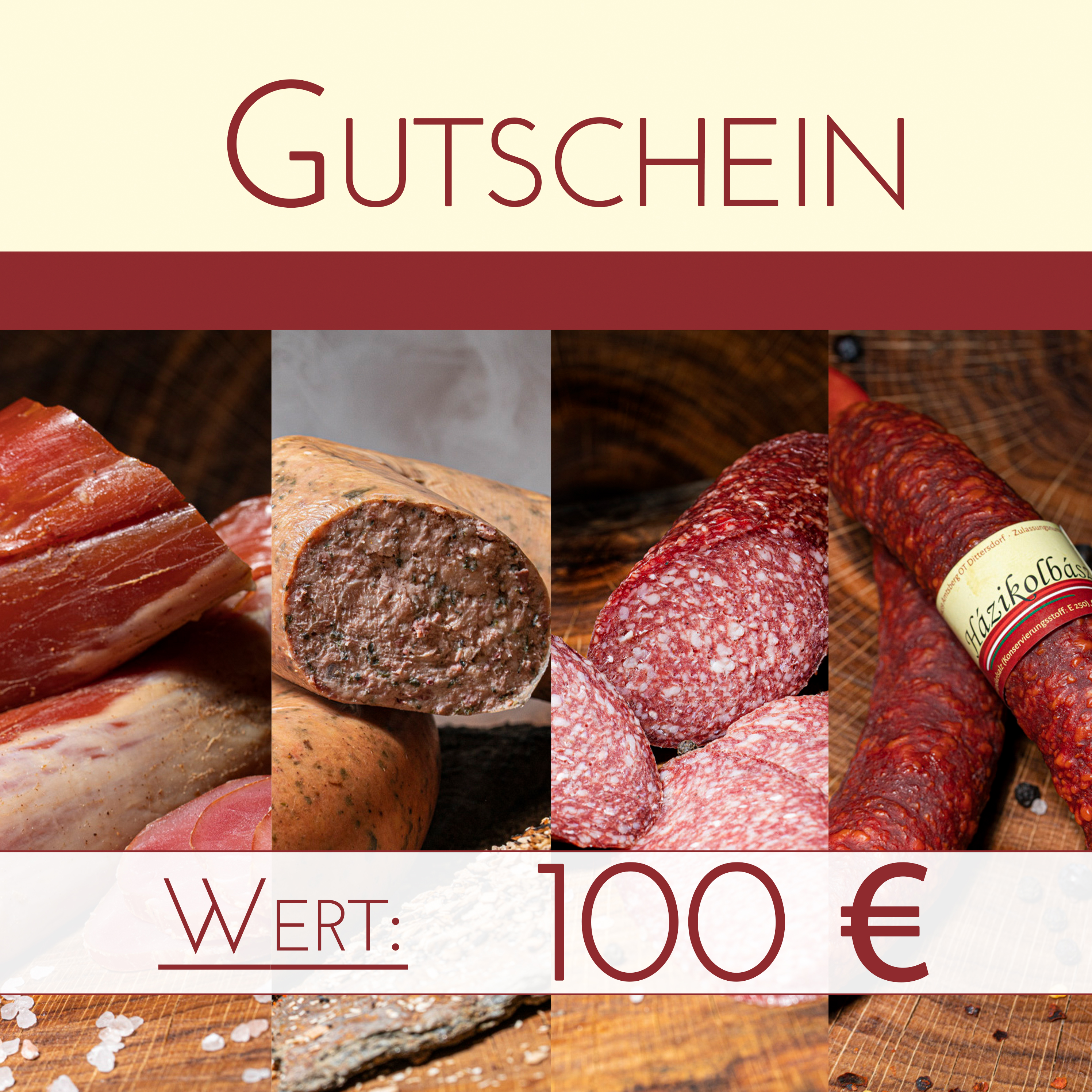 Ladengutschein 100 Euro online bestellen