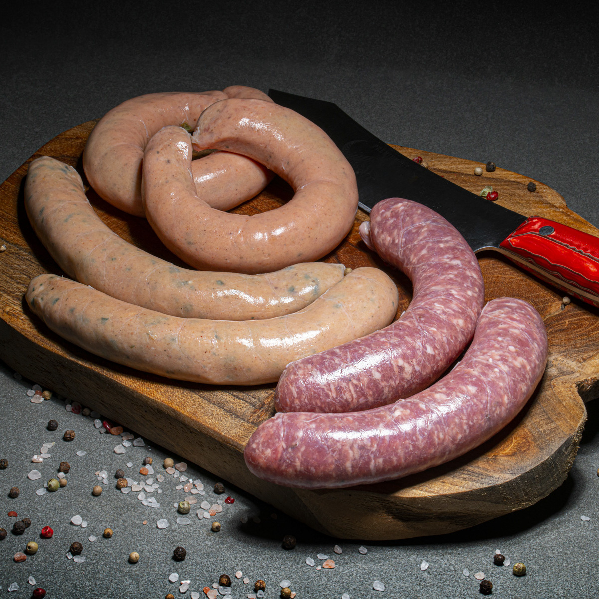 Grillpaket aus Roster, Baerlauch-Roster und grober Bratwurst kaufen