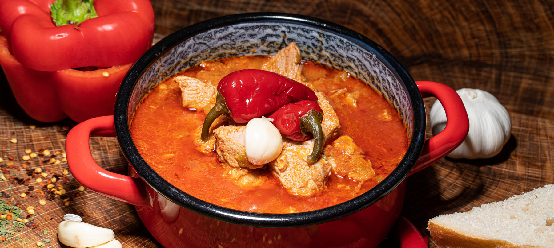 Hausgemachter Kesselgulasch